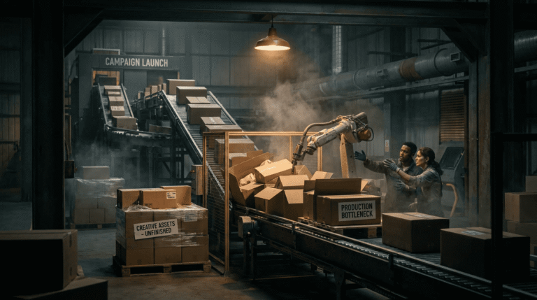 Why Creative Production Bottlenecks Slow Down Campaign Scaling